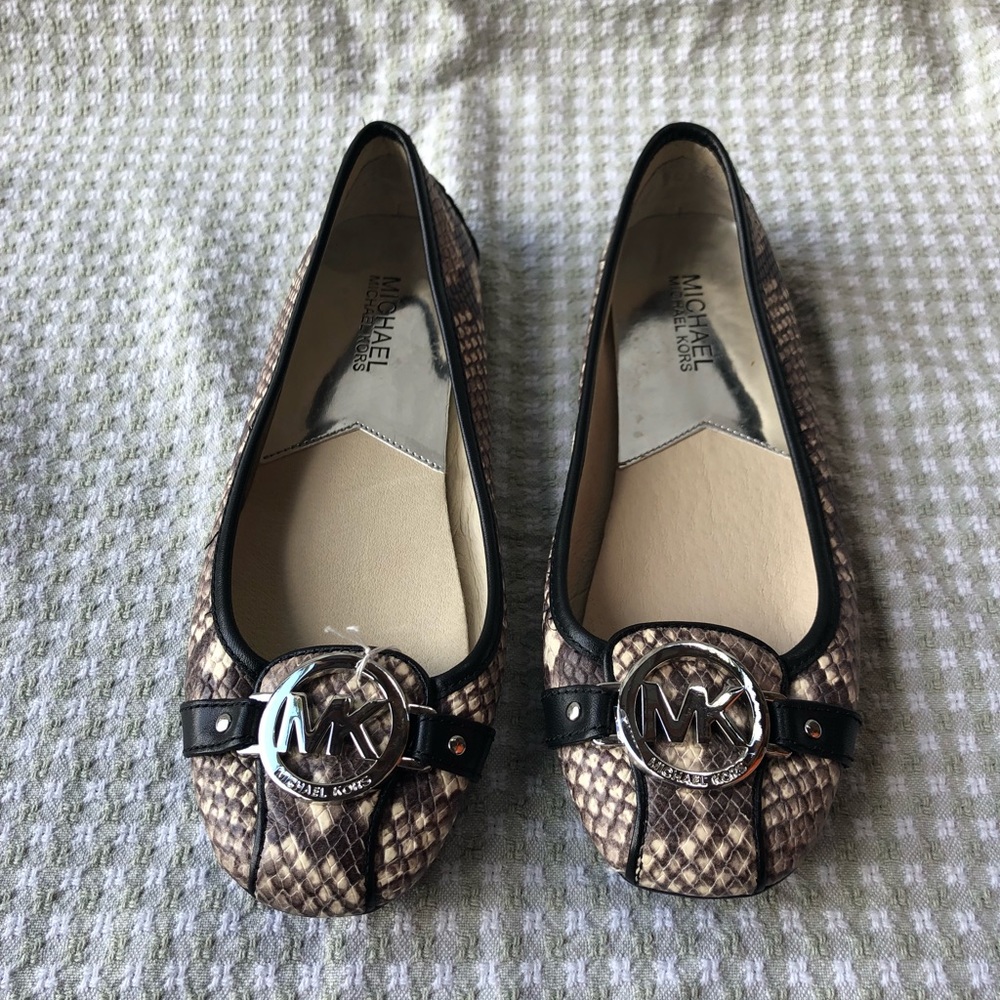 Michael Michael Kors snake skin ballet flats